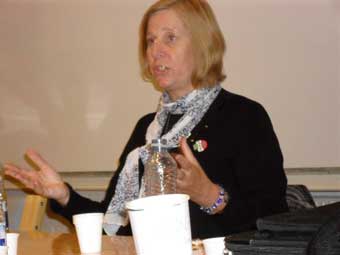 Fredaktivist fr&aring;n USA, Cindy Sheehan